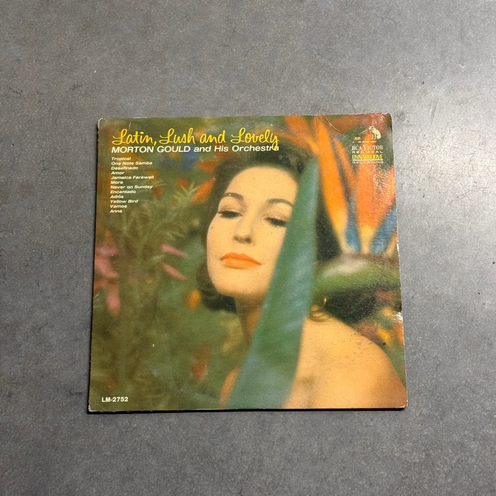 Morton Gould Latin Lush and Lovely Vinyl LP RCA Victor Red Seal Mono LM-2752